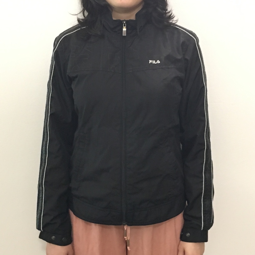 Fila Korean Sporty Black Jacket